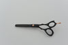 Ciseaux Sculpteurs Offset - Matsui Precision - Noir Mat &amp; Or Rose