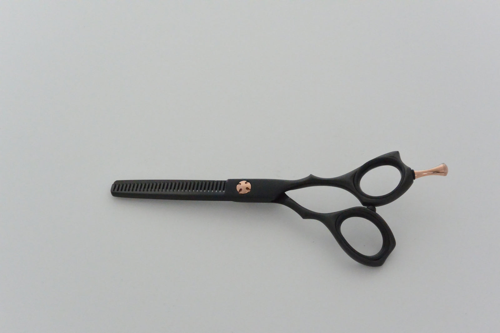 Ciseaux Sculpteurs Offset - Matsui Precision - Noir Mat & Or Rose