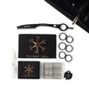 Lot de Ciseaux de Coiffure Matsui Noirs Mats (3584773029962)