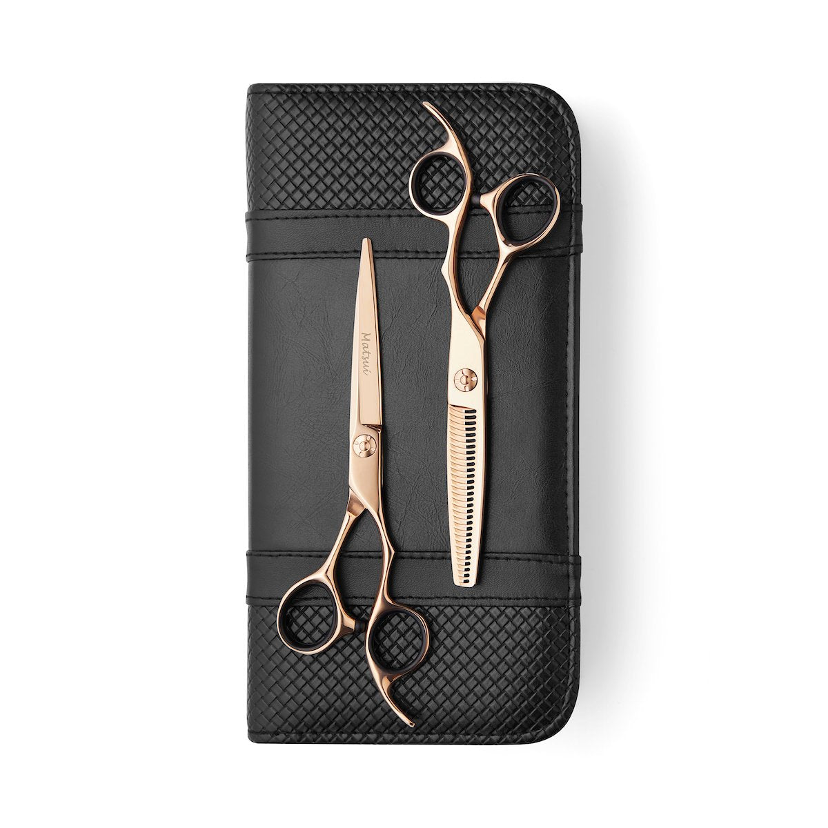 Ensemble Ciseaux de Coupe et Sculpteur Matsui Or Rose Aichei - Collection 2019 (1612287606858)
